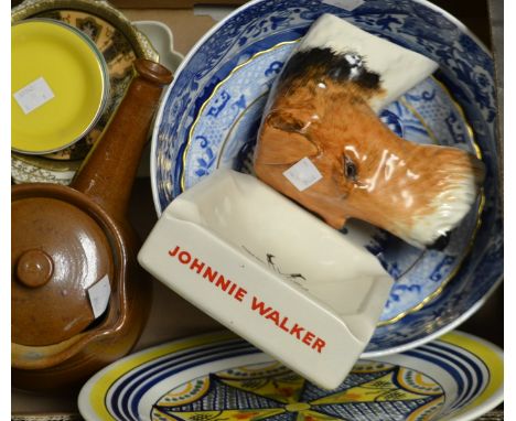 Ceramics - Copeland Italian spode; Qimper; Wade Johnnie Walker ; Noritake; Denby; Crown Devon  