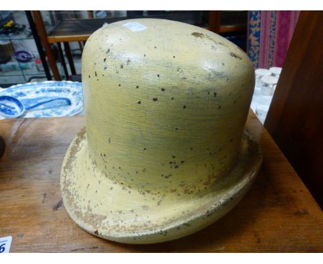 Vintage Milliners hat block mould