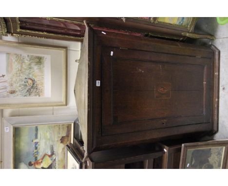 Georgian Oak Corner Cabinet with Panel Door
