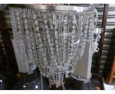 Large beaded chandelier