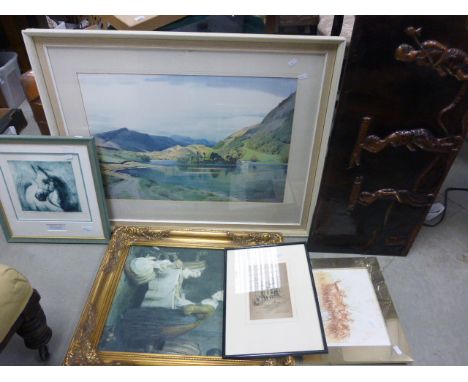 Hester Cooper Landscape Print, Large Copper Tribal  Plaque, plus other prints