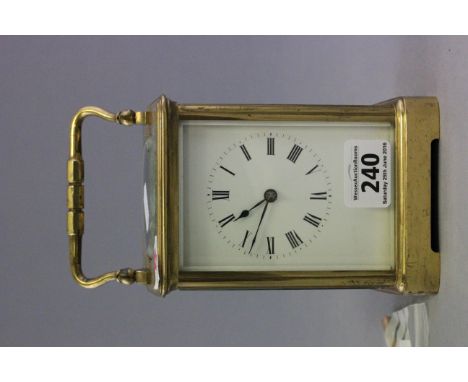 Large Size Striking Carriage Clock and key