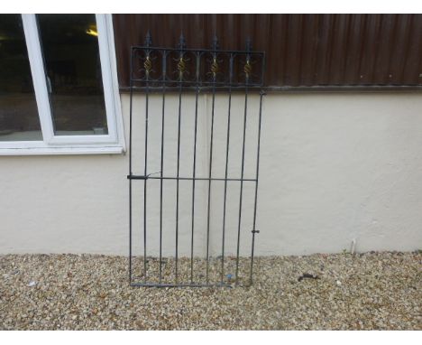 Tall Wrought Iron Garden Gate with Spike to top
