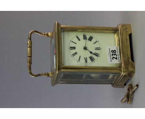 Large Size Striking Brass Cased Carriage Clock