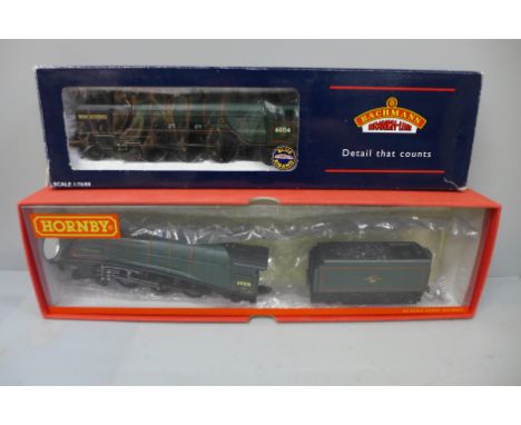 A Hornby 60031 and a Bachmann 60154 Bon Acord 00 gauge locomotive and tender, boxed 