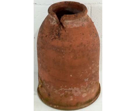 An antique terracotta rhubarb forcer, A/F.