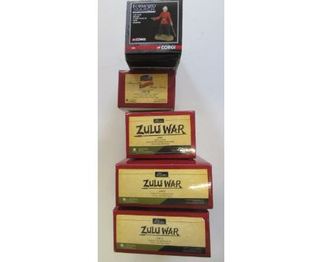 Modern Issue Britains Zulu War figures 20013 British 24th Foot, 20007 British 24th Foot, 20004 British 24th Waving Figure, Co