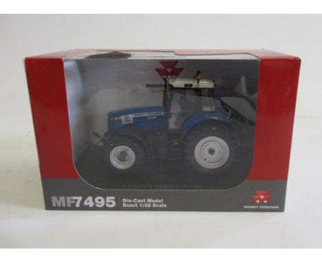 Universal Hobbies Massey Ferguson 7495 Tractor in blue (Est. plus 21% premium inc. VAT)
