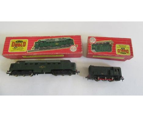Hornby Dublo 2232 Co-Co Diesel and 2231 08 Shunting Locomotive, both items boxed, F (Est. plus 21% premium inc. VAT)