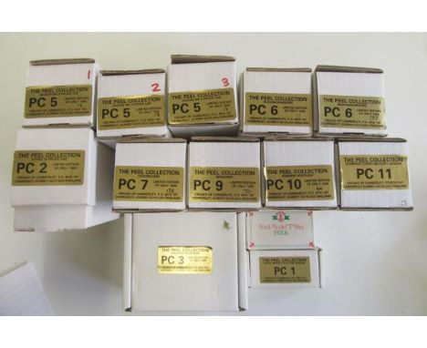Twelve The Peel Collection Police Car Models by Corgi, all items boxed, G-E (Est. plus 21% premium inc. VAT)