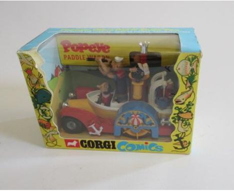 Corgi 802 Popeye wagon with figures, in reproduction box G, vehicles E (Est. plus 21% premium inc. VAT)
