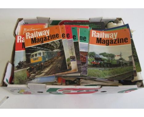 A large quantity of The Railway Magazine together with a number of Skinley O Scale drawings and other railway journals, F (Es