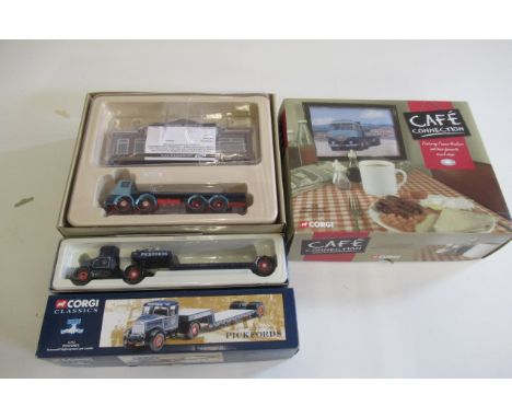 Corgi Cafe Connection E.R.F. and Pickfords Scammell Highway Man, box E (Est. plus 21% premium inc. VAT)