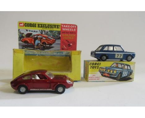 Corgi 340 Sunbeam Imp Monte Carlo car, box F, vehicle F-G and a Mini Marcos GT 850, box F, vehicle G-E (Est. plus 21% premium