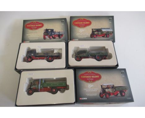 Corgi Vintage Glory Sentinel DG4 with barrels and Sentinel with tank and a Foden Dropside wagon, boxed E (Est. plus 21% premi
