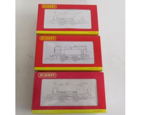 Hornby R2960 Club locomotive 2010, R2439 S.R. Industrial locomotive and R2597 Queen Elizabeth Collector Club locomotive, all 