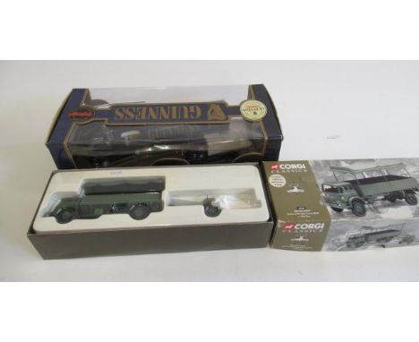 Corgi Past and Present Gunners trucks and British Army Bedford (Est. plus 21% premium inc. VAT)
