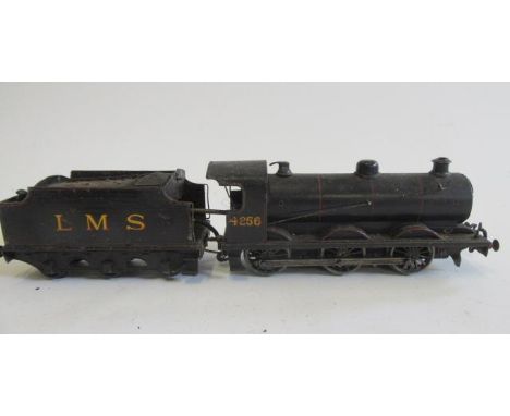 Remodelled Bassett-Lowke 0-6-0 goods engine with motor in the tender, some damage, paint loss, P (Est. plus 21% premium inc. 