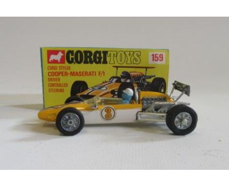 Corgi 159 Cooper Maserati F1 race car, box G-E, vehicle E (Est. plus 21% premium inc. VAT)