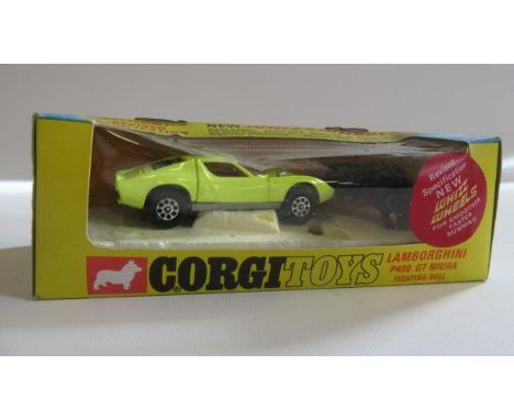 Corgi 342 Lamborghini P400 Miura, box G, vehicle G-E (Est. plus 21% premium inc. VAT)