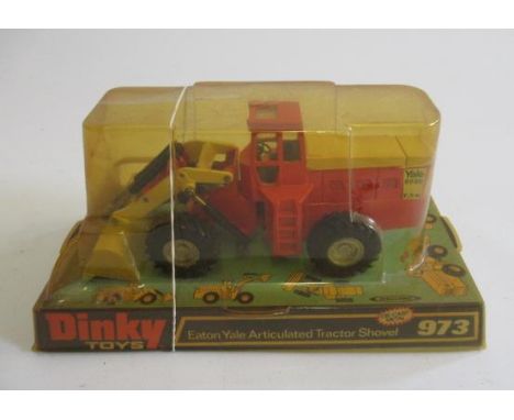Dinky 973 Yale Tractor Shovel, box G, vehicle E (Est. plus 21% premium inc. VAT)