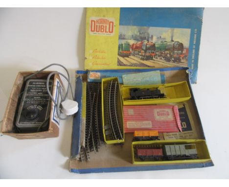 Hornby Dublo Train Set 2008 Goods with 0-6-0 tank and three goods trucks, box AF, P (Est. plus 21% premium inc. VAT)