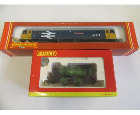 Hornby R316 Class 47 Lady Diana Spencer and R2439 S.R. Industrial locomotive No 7, boxed, G-E (Est. plus 21% premium inc. VAT
