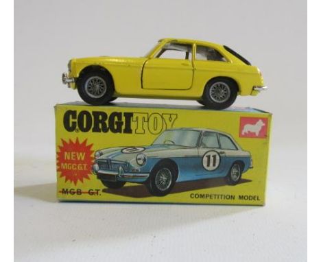 Corgi 345 MGC GT, box G, vehicle G-E, adhesive number missing (Est. plus 21% premium inc. VAT)