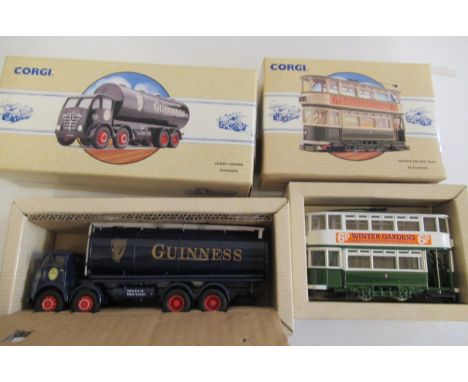 Corgi Blackpool Tram and Foden Guinness Tanker, boxed E (Est. plus 21% premium inc. VAT)