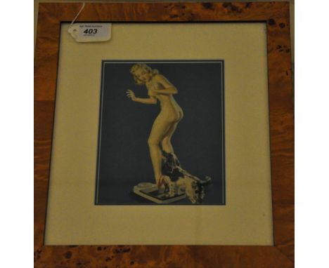 After Elvgrene, risque lithograph