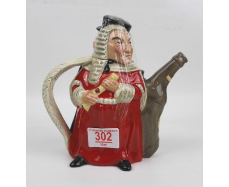 Royal Doulton two sided character teapot: Sodden and Sobriety D7184. 