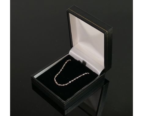 Sterling silver necklace, QVC brand new and boxed.size K, 4g. 