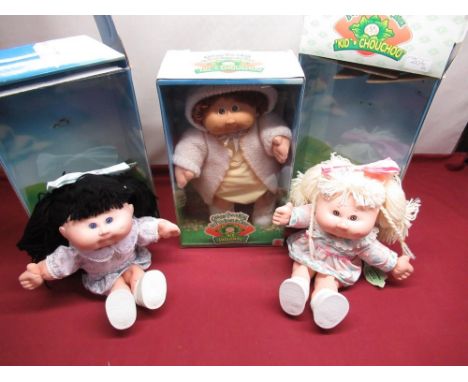 Three Cabbage Patch Kids in original boxes 
