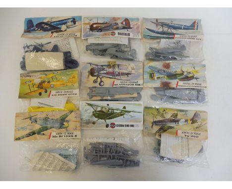 Six unopened Airfix 72nd scale aeroplane kits. 