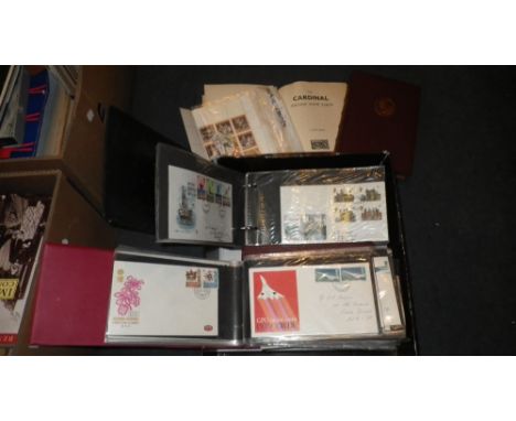 THE BANK OF ENGLAND 1891-1944: Three volumes by R S Sayers, a collection of various First Day Covers including Concorde and o