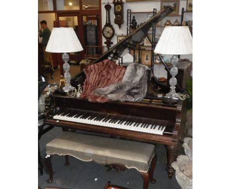 A BABY GRAND PIANO by 'R. Gors & Kallmann, Berlin', supplied by Harrods Ltd   
