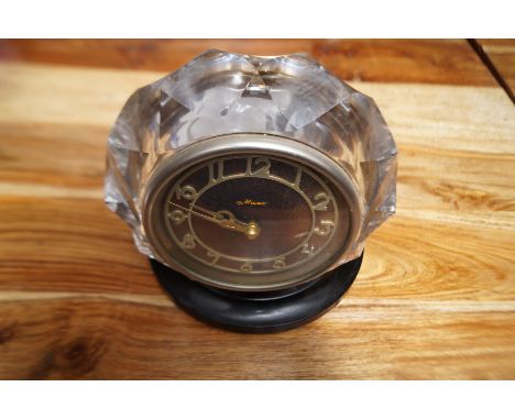 Vintage glass clock 