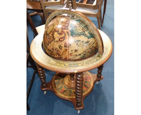 A Globe drinks cabinet