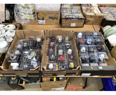 A quantity of collectable Lucas Films Ltd Star Wars helmets