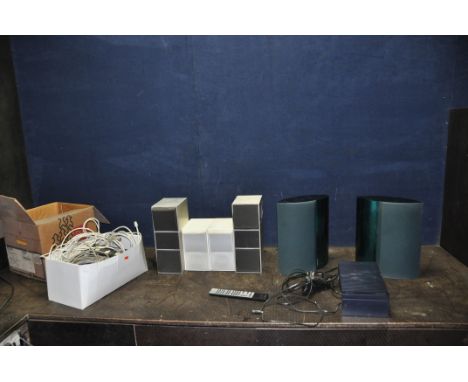 BANG AND OLUFSEN AUDIO EQUIPMENT comprising of a Beolink Passive, a pair of Beolab 4000 active speakers (all PAT pass and wor