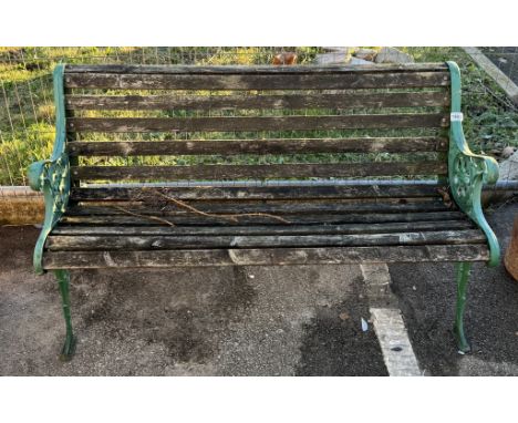 A garden bench