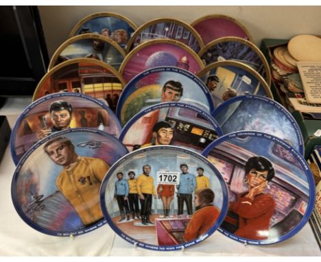 15 Star Trek collectors plates