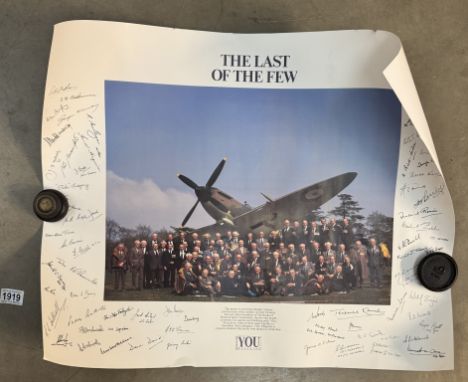 A Battle Of Britain fighter association poster titled The Last Of The Few