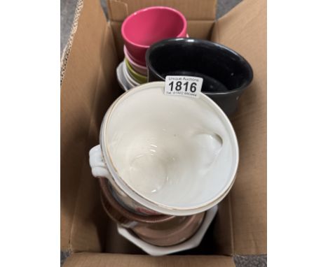 A box of plant pots