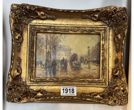 A furnishing picture in gilt frame