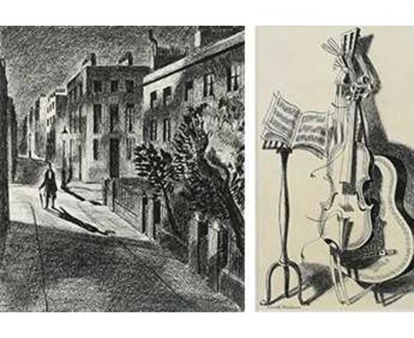ΦBarnett Freedman (1901-1958)Find the Romance; Find the MusicianTwo, both signed Barnett Freedman (lower left)Both pen and bl