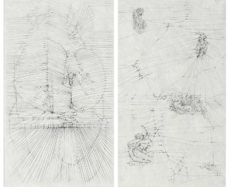 Φ Hans Bellmer (German 1902-1975)Mode D'EmploiThe deluxe book, comprising seven etchings on BFK Rives papers, together with a