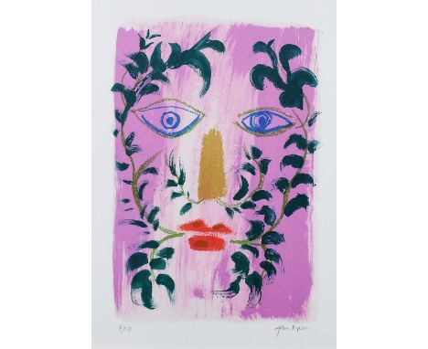 Φ John Piper CH (1903-1992)Foliate Head (Levinson 256)Signed and inscribed P/P II John Piper (in pencil to margin)Lithograph3