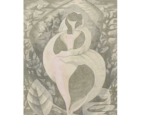 Φ Monica Poole RE (1921-2003)MolluscSigned, inscribed and dated Mollusc 2/20 Monica Poole (in pencil to margin)Linocut23 x 18