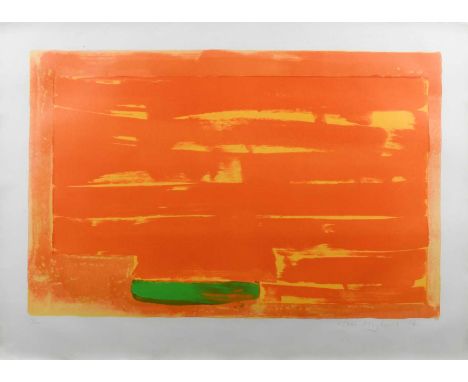 John Hoyland RA (1934-2011)Homage to ConstableSigned, dated and numbered 15/100 John Hoyland 76 (in pencil to margin)Lithogra